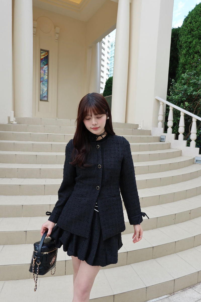【11月下旬配送】Waist Shape Tweed JK Setup