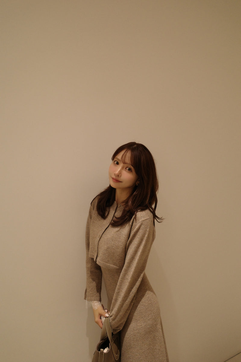 【12月上旬配送】Knit Dress Ensemble