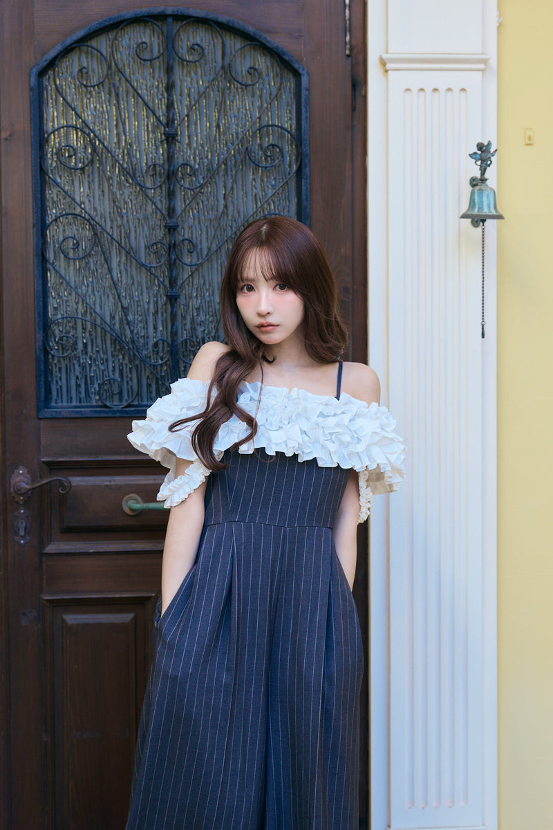 BI-COLOR FRILL ALL IN ONE - MISTREASS