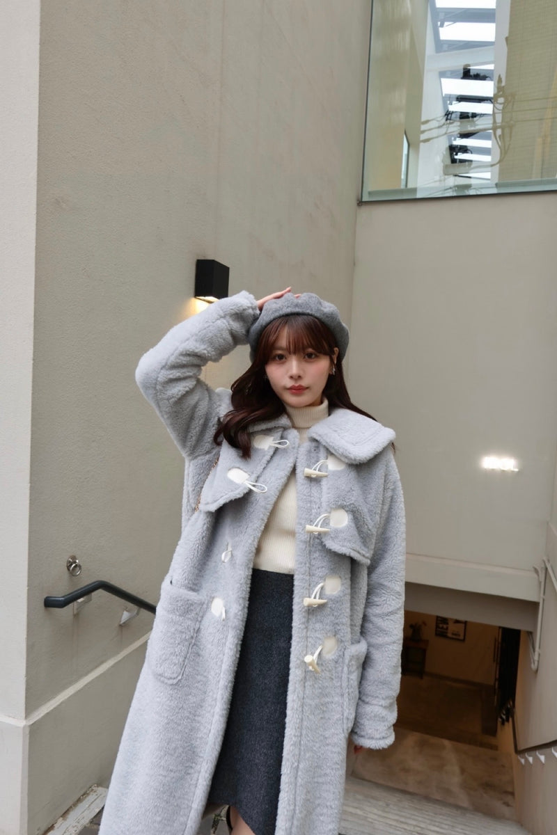 【10月下旬配送】Fluffy Sailor Duffle Coat