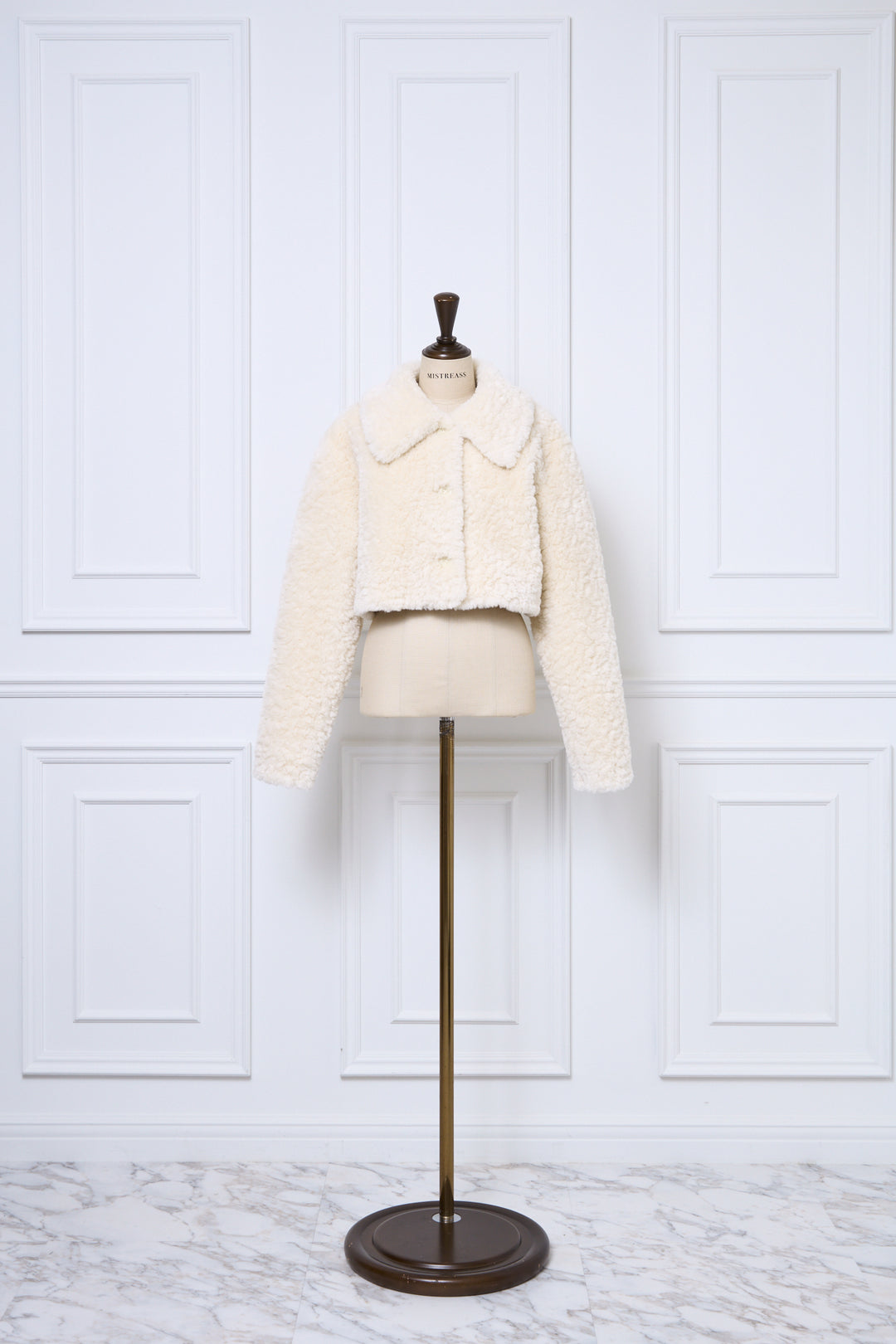 Fluffy Boa Crop Jacket - MISTREASS