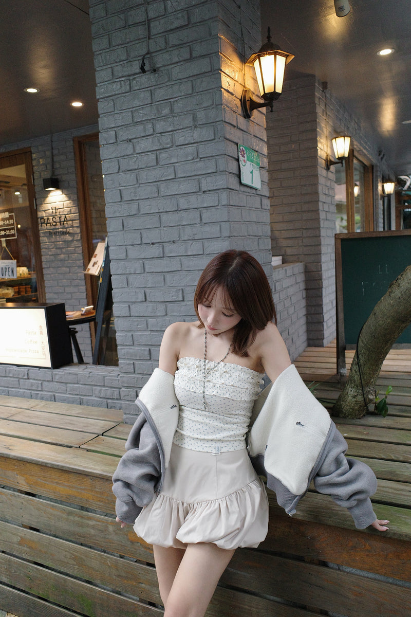 【9月中旬配送】Bubble Taffeta Culottes