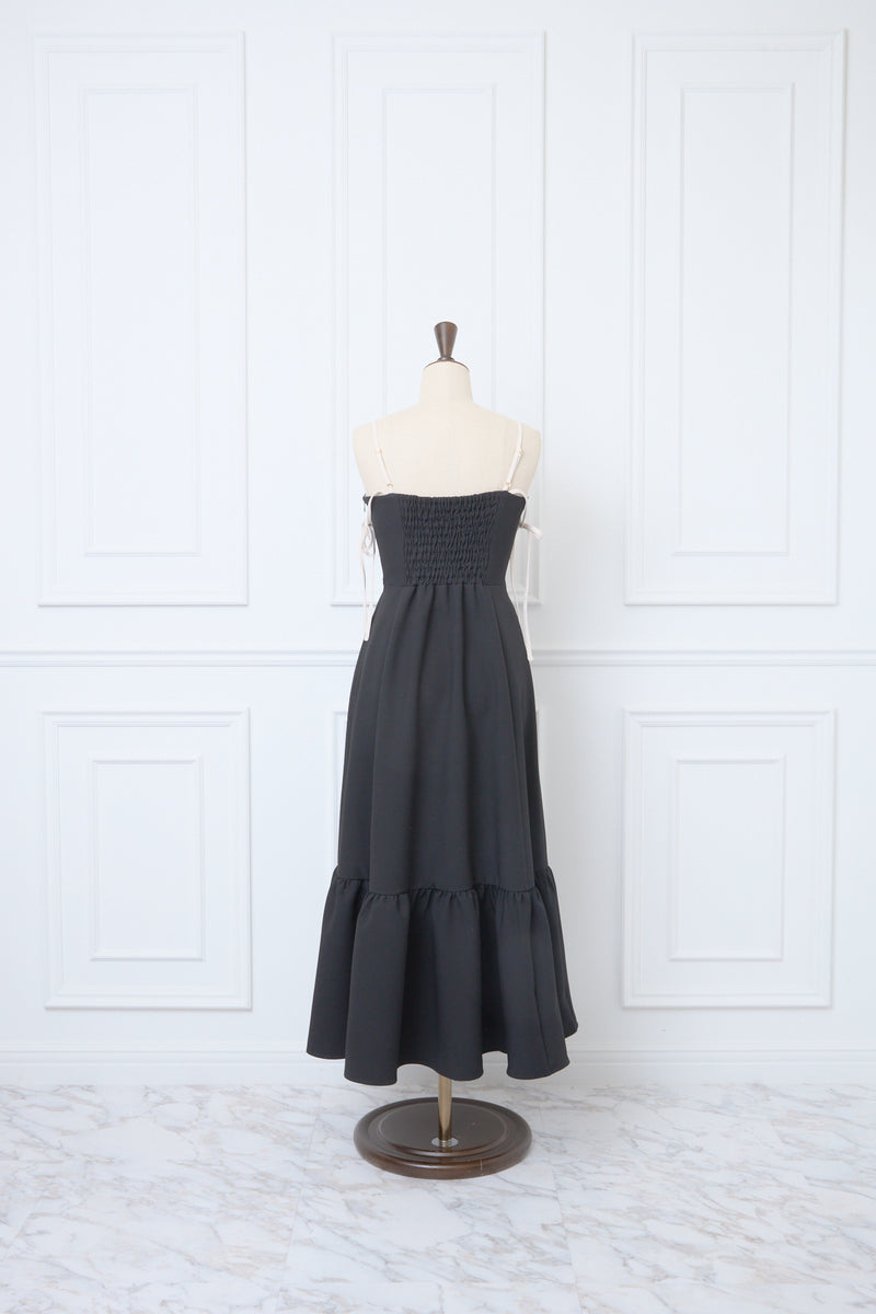 Bicolor Strap Camisole Dress
