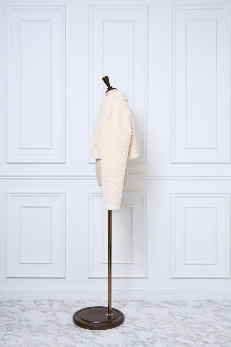 Fluffy Boa Crop Jacket