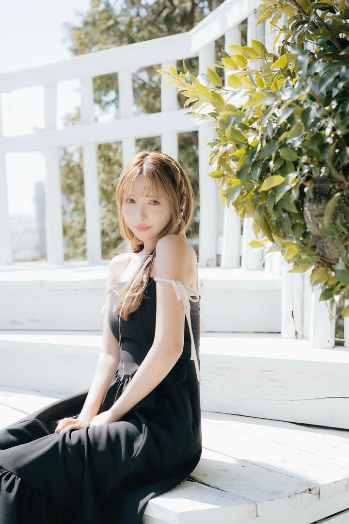 新品♡ミストレアス♡Bicolor Strap Camisole Dress Bicolor Strap Camisole Dress - MISTREASS