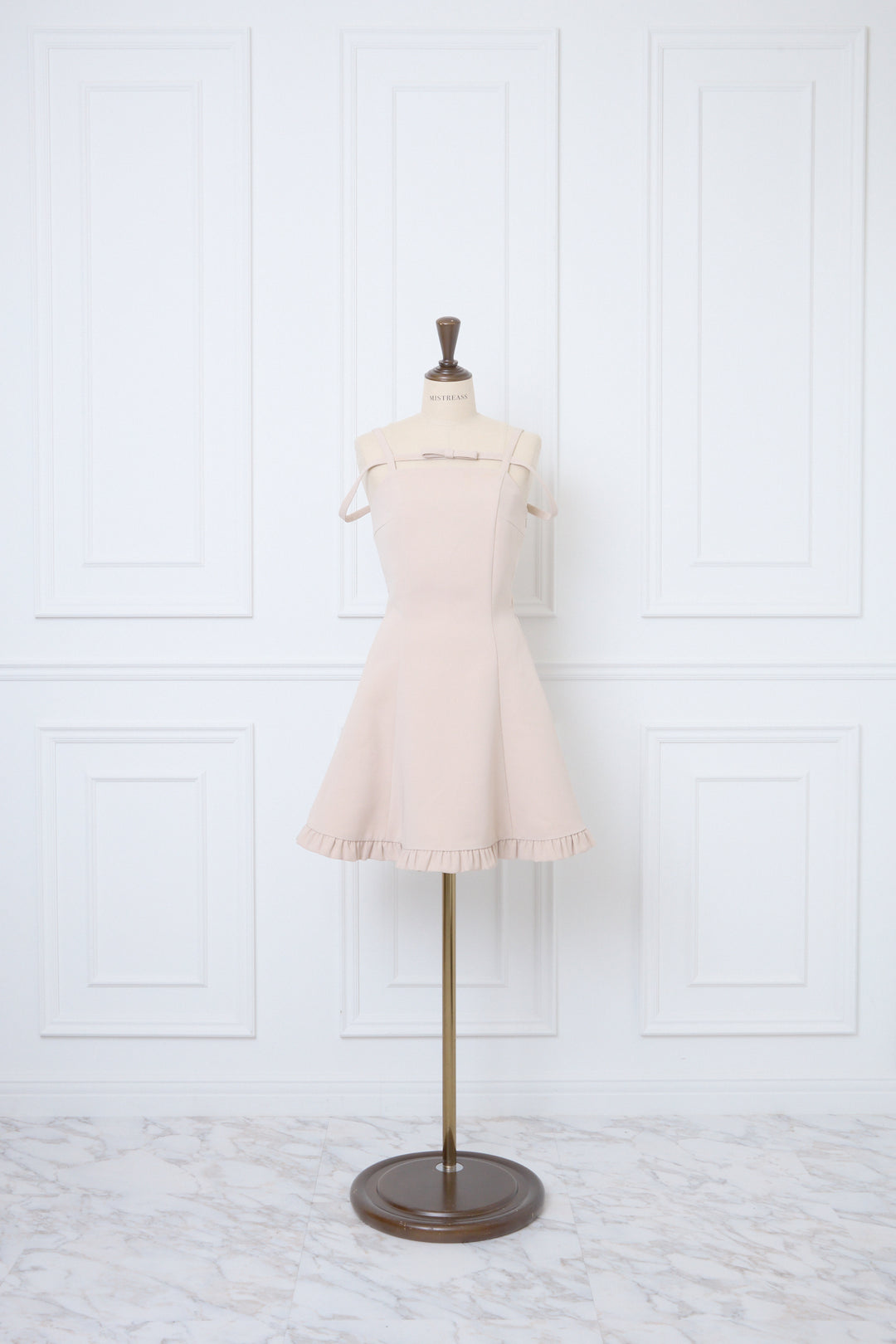 Narrow Strap Fit & Flare Mini Dress - MISTREASS