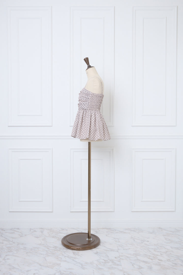 トップス MISTREASS Balletcore Peplum Camisole MISTREASS Balletcore Peplum Camisole ピンク