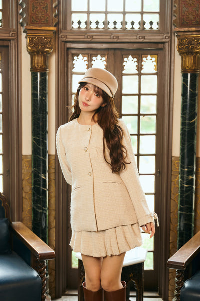 【11月下旬配送】Waist Shape Tweed JK Setup
