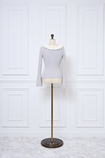 【10月上旬配送】Romantic Ruffle Knit Cardigan
