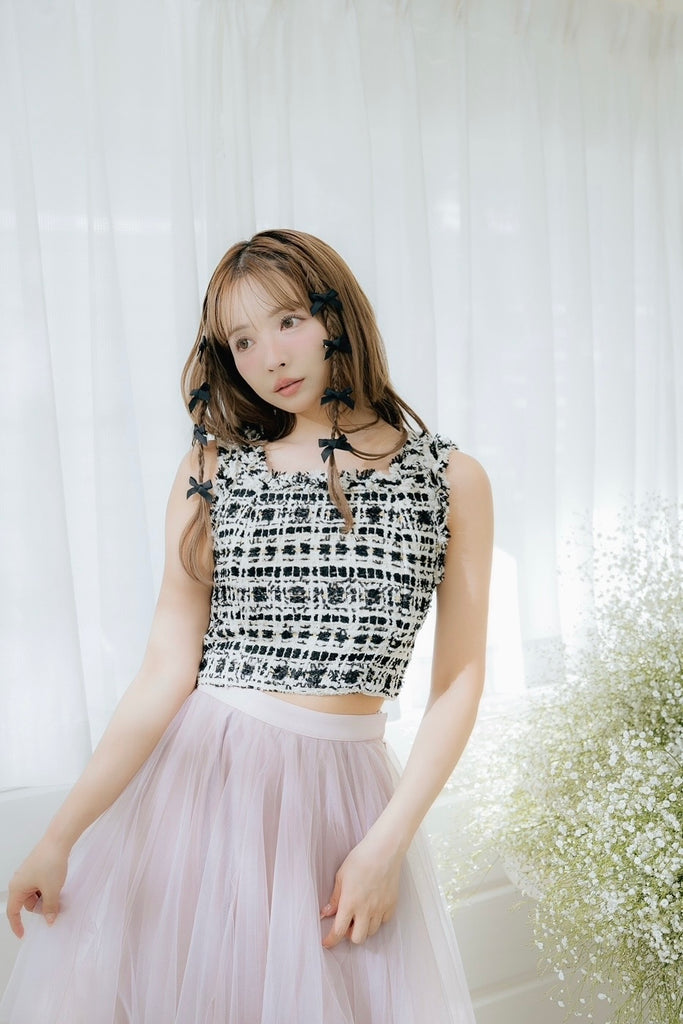 ミストレアス　Compact Tweed Bustier Compact Tweed Bustier - MISTREASS