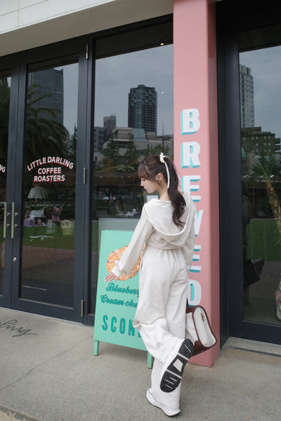Allover Embroidery Hoodie & Pants