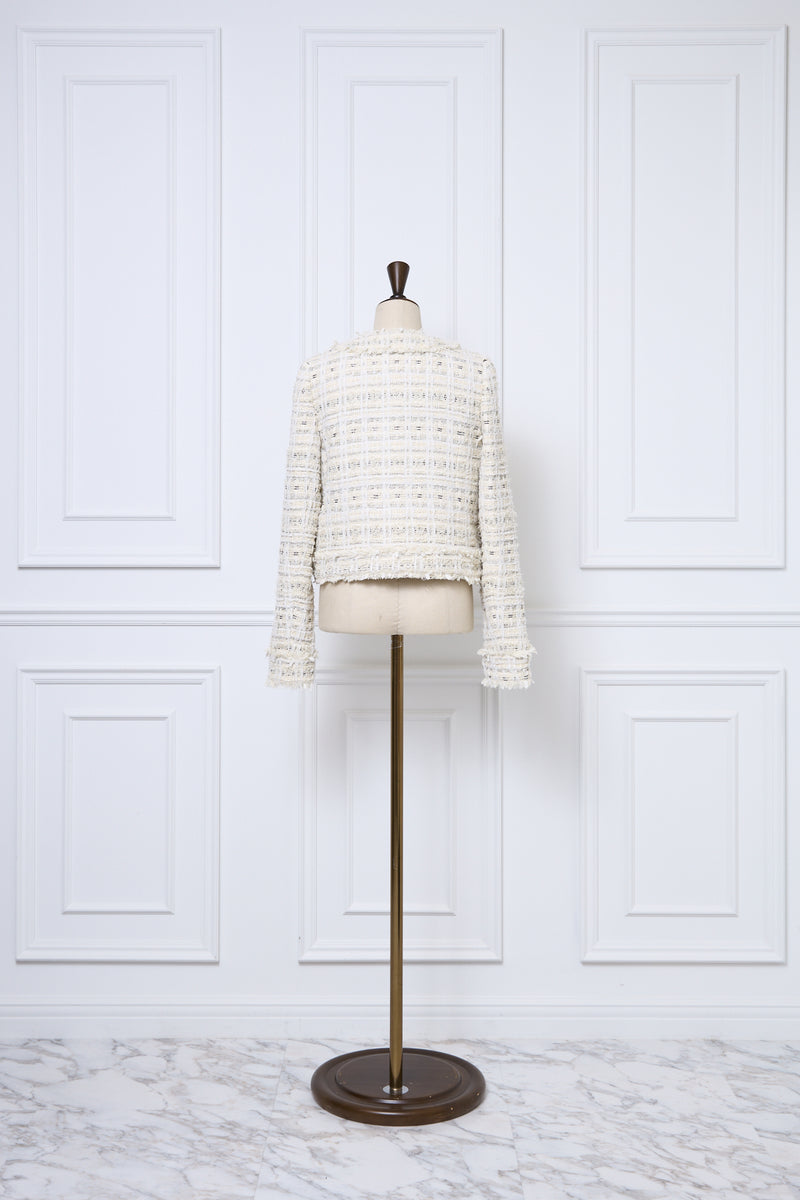 【10月下旬配送】Romantic Tweed Fringe Jacket
