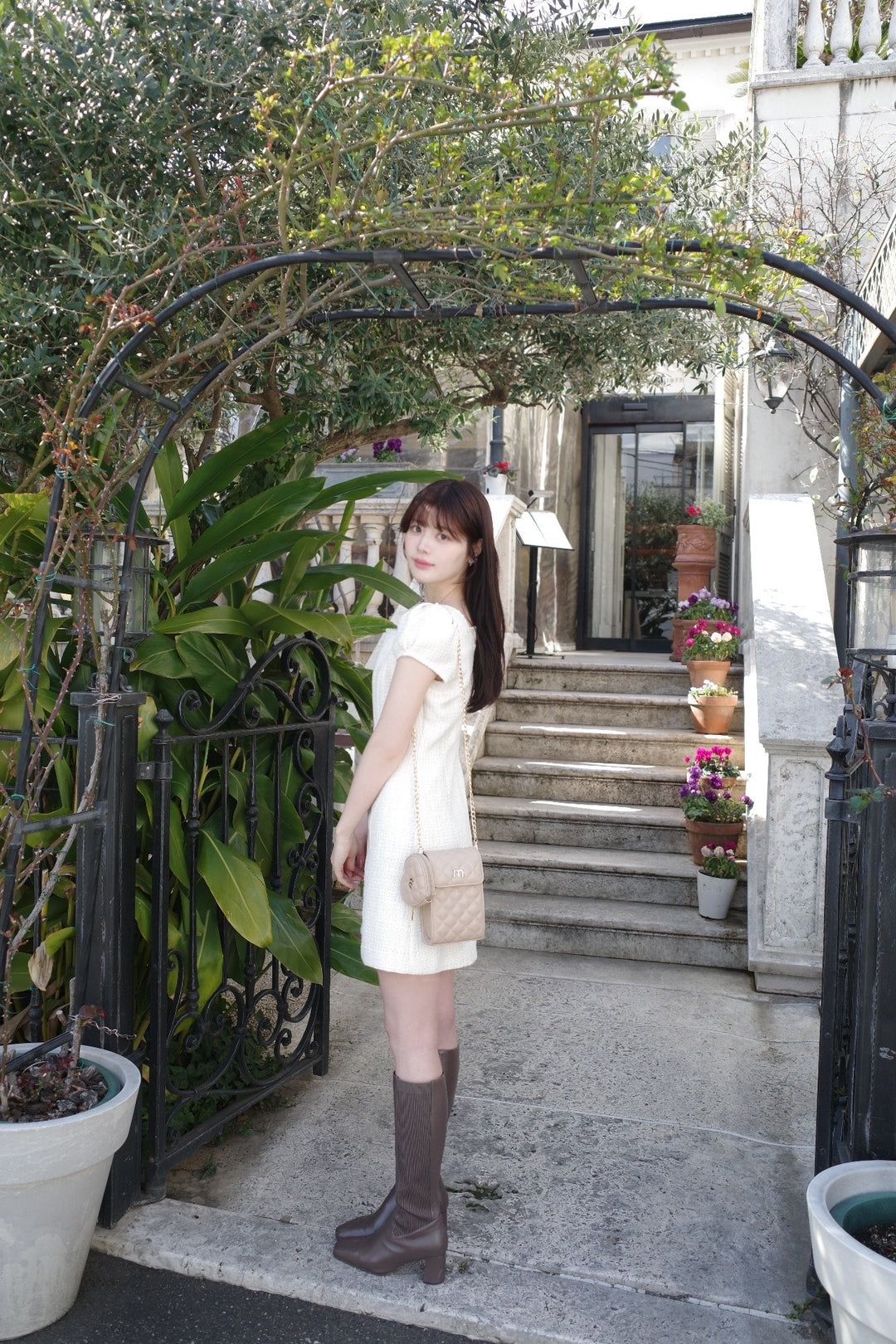 Summer Tweed Compact Mini Dress - MISTREASS