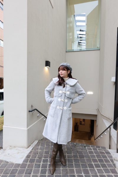 【10月下旬配送】Fluffy Sailor Duffle Coat