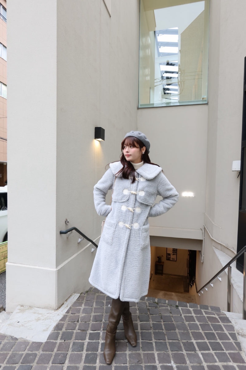 【10月下旬配送】Fluffy Sailor Duffle Coat