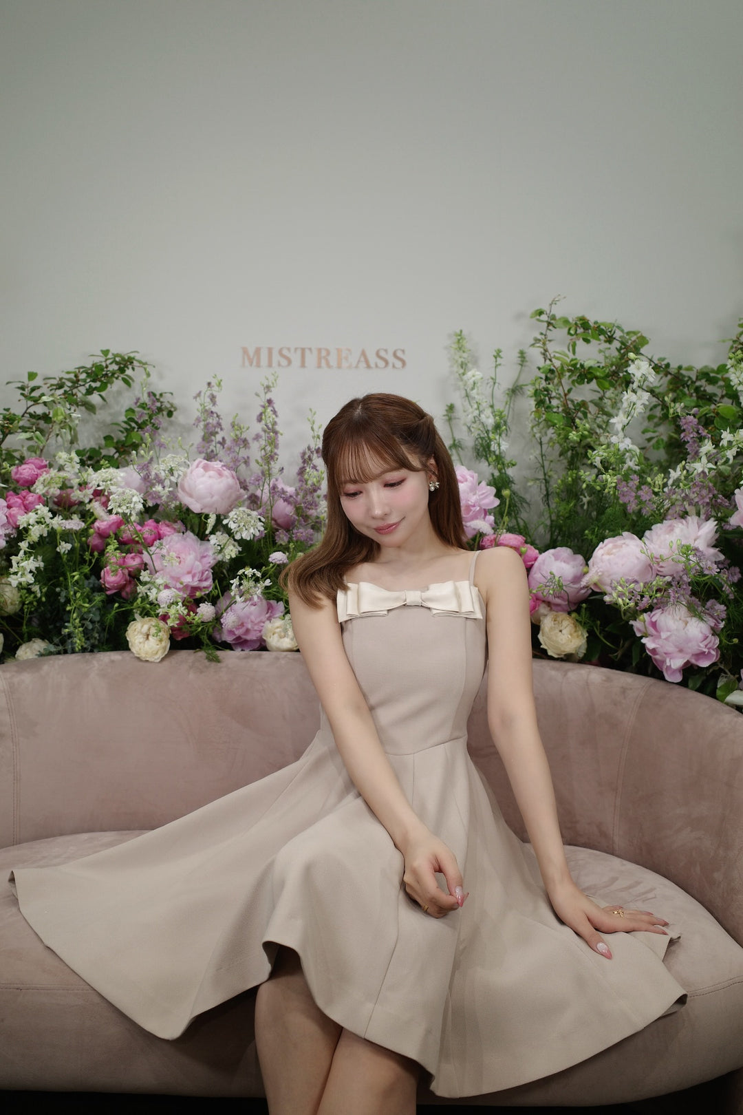 Front Ribbon Camisole Mini Dress - MISTREASS