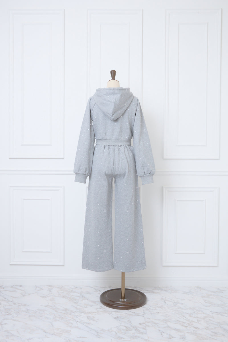 Allover Embroidery Hoodie & Pants