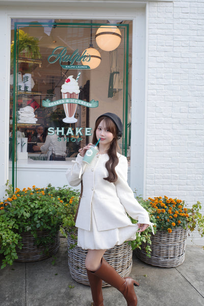 【11月下旬配送】Waist Shape Tweed JK Setup