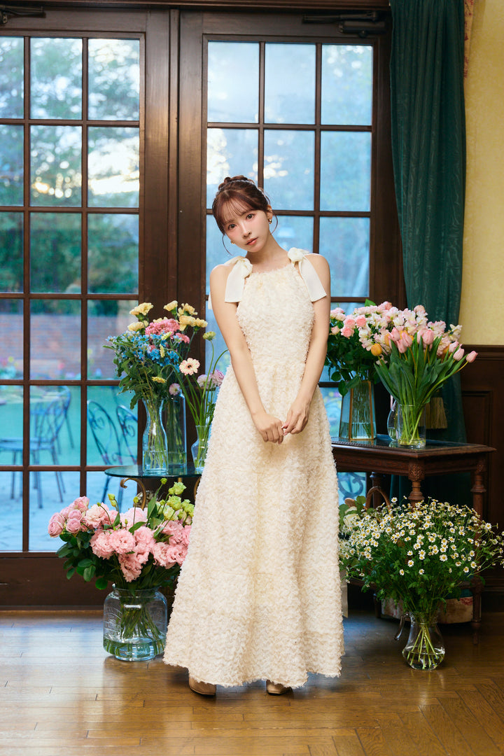 Shaggy Jacuard Long Dress - MISTREASS