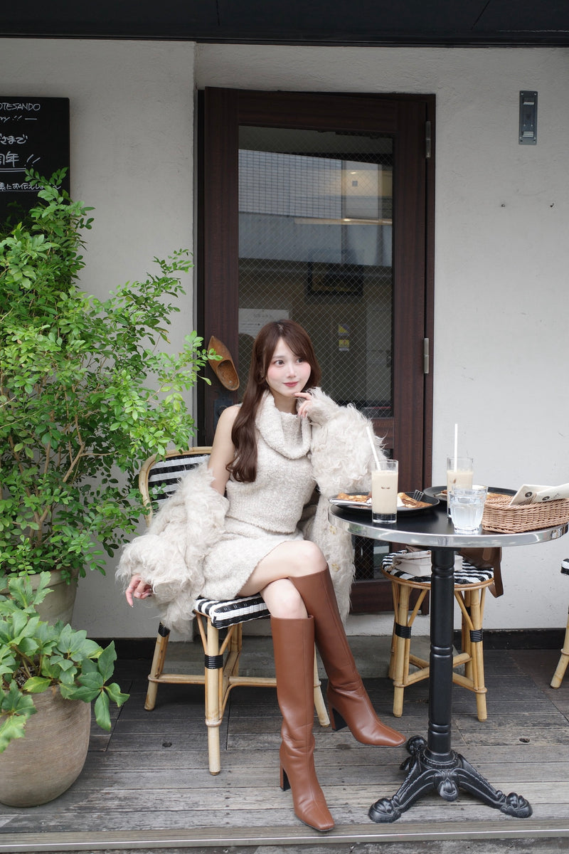 【再入荷/12月上旬配送】Fluffy Charm Knit Trio Set