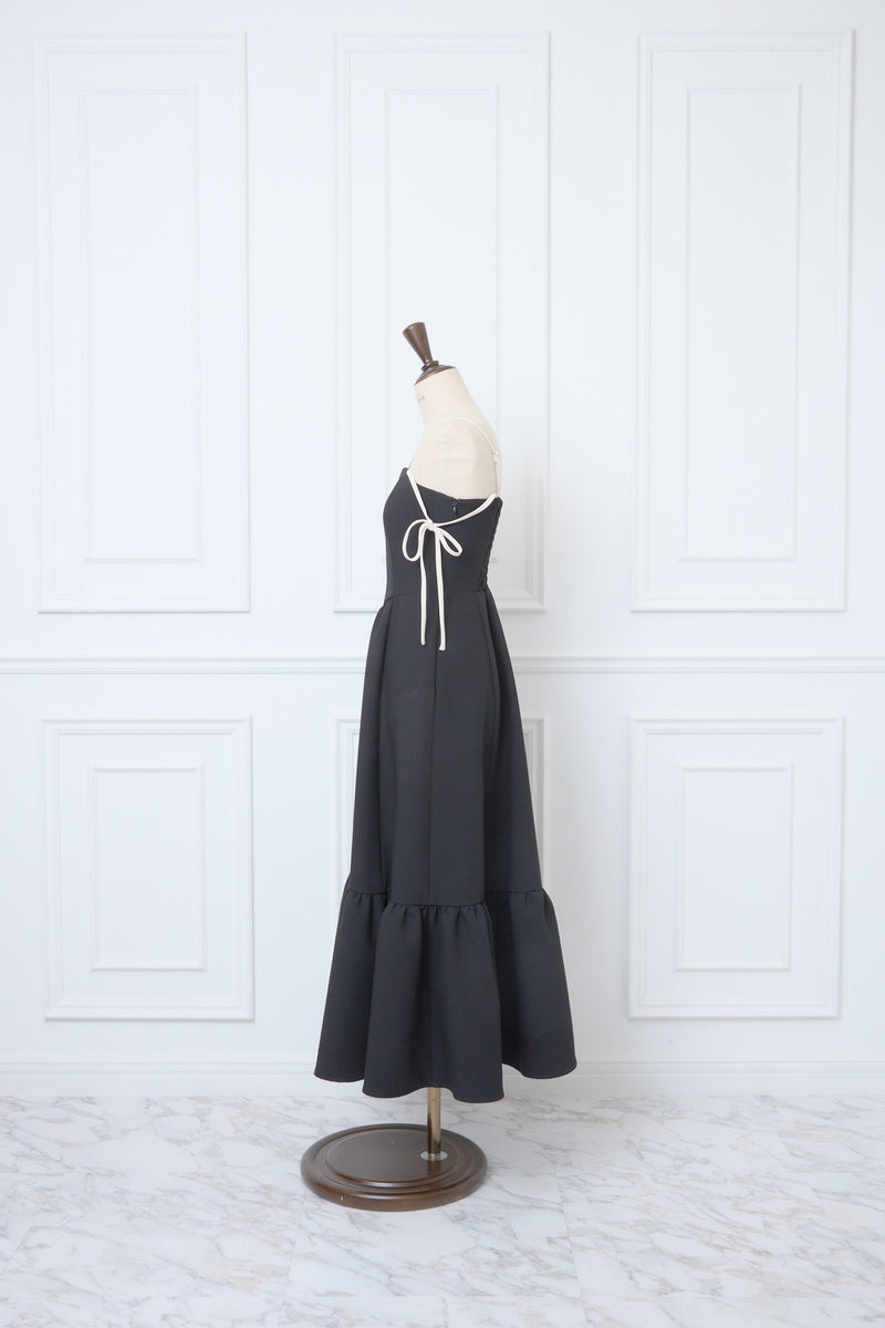 Bicolor Strap Camisole Dress