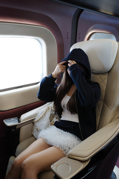 Sweat Hoodie & Frill Skirt Set