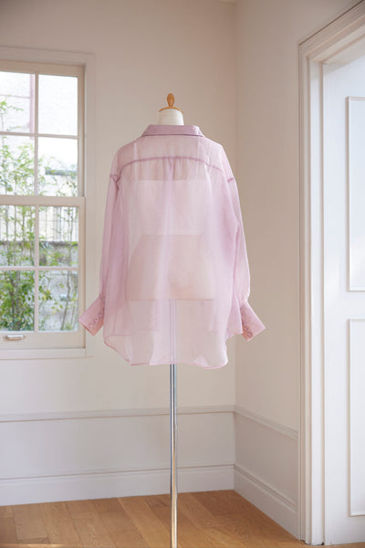 Sheer Shirt & Cup In Camisole