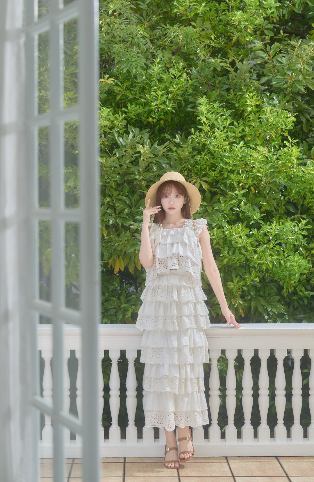 Luxe Cotton Lace Tiered Set-Up - MISTREASS