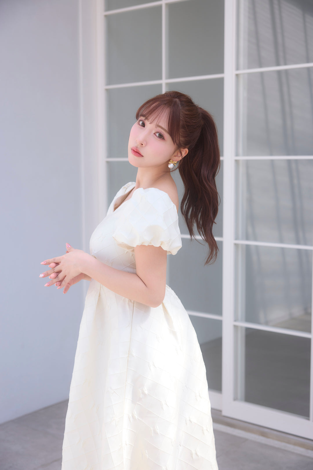 ワンピース MISTREASS RibbonPatternRaffleShirtDress Ribbon Pattern Raffle Shirt Dress With Belt - MISTREASS