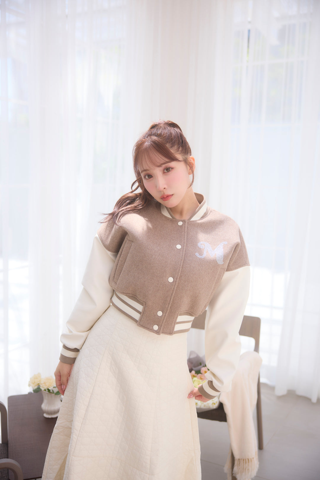 ミストレアス　Bicolor Compact Stadium Jacket Bicolor Compact Stadium Jacket - MISTREASS