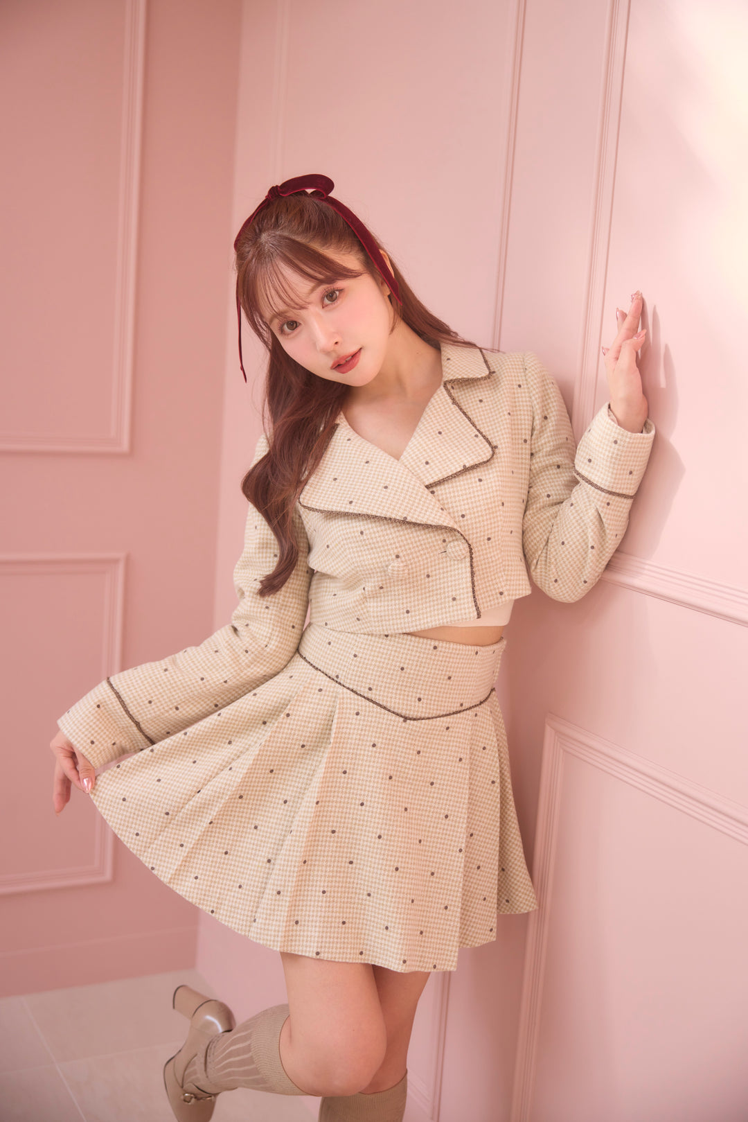 ミストレアス♡Poodle Fur Ribbon Short blouson IMG_5842_74a7bd1a-e0fa-4ca8-