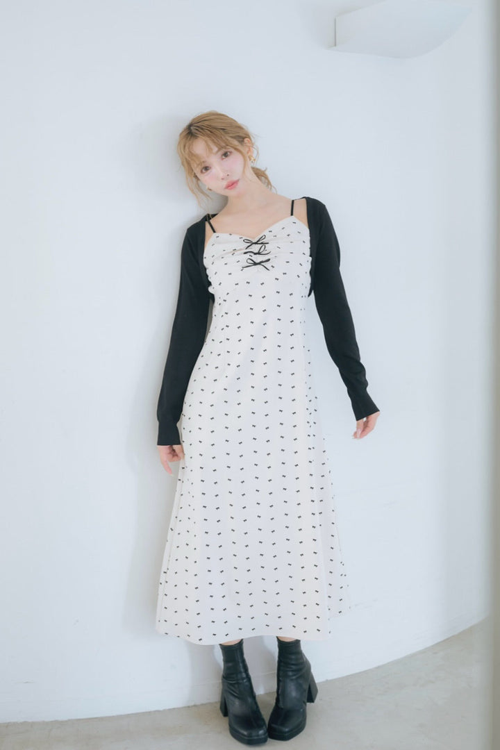 Mini-Ribbon Camisole Dress & Bolero - MISTREASS