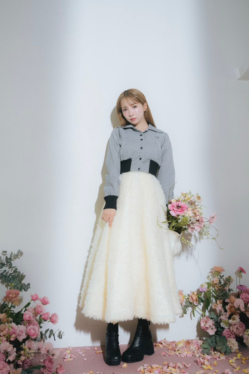 Voluminous Tulle Skirt mistreass オフホワイト Voluminous Tulle Skirt - MISTREASS