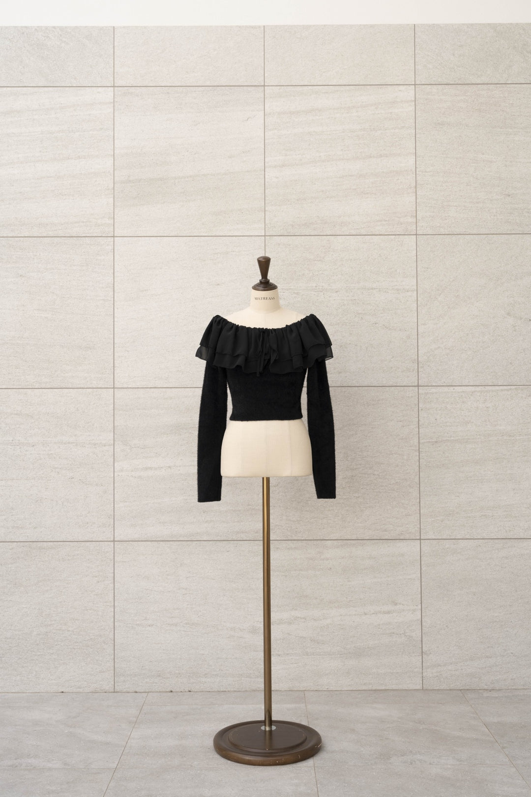 Double Raffle Off Shoulder Knit Top - MISTREASS