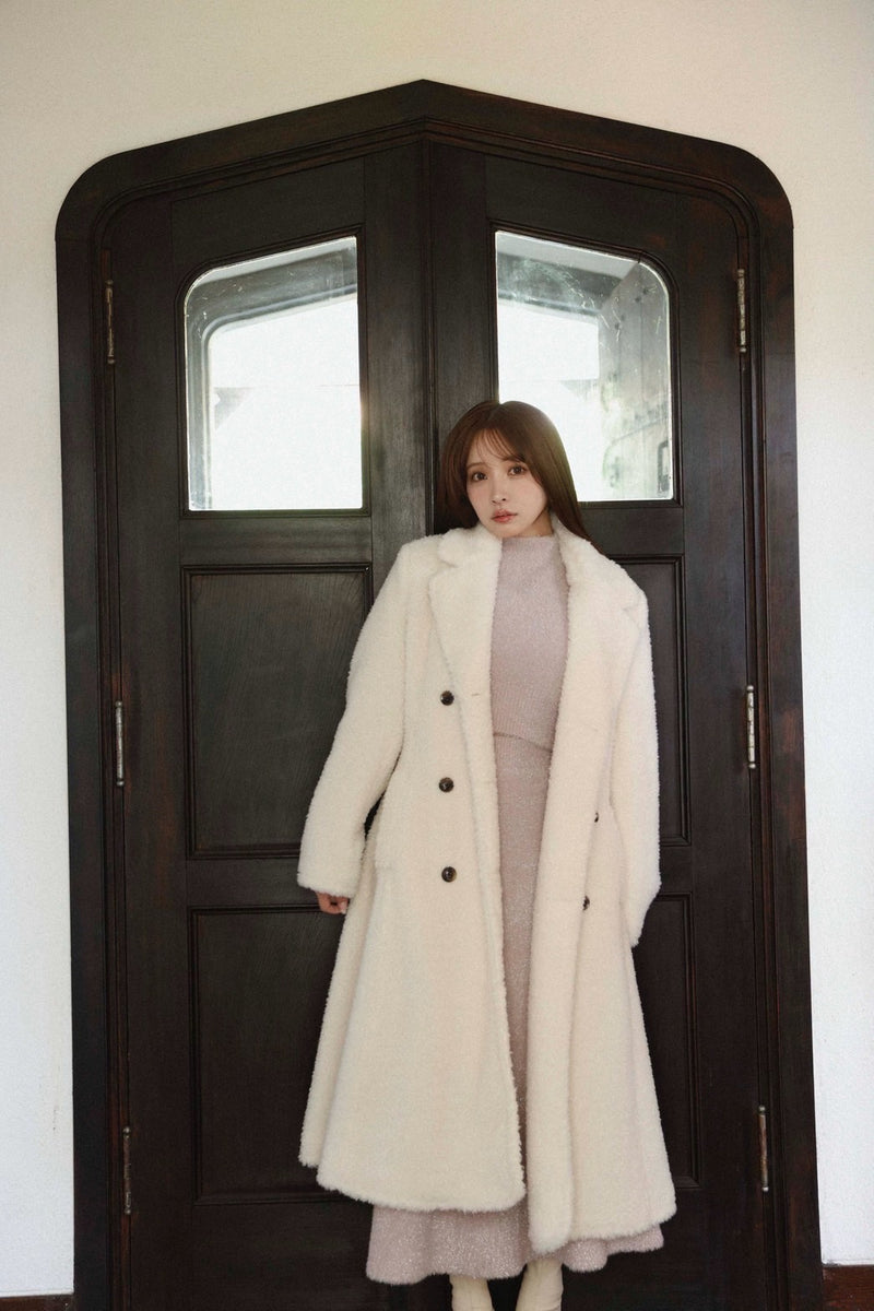 Teddy Fleece Long Coat