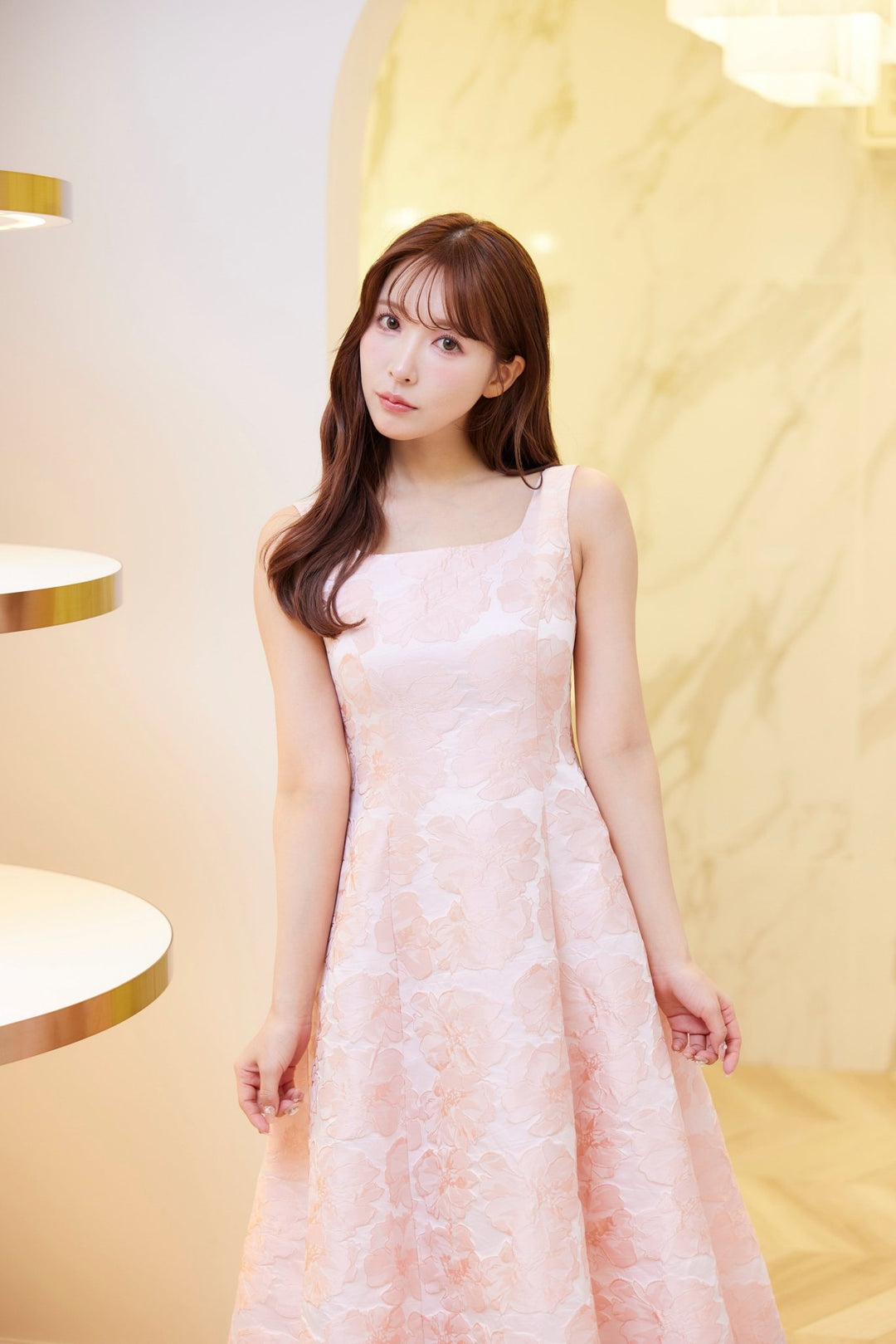 Flower Jacquard Princess Dress - MISTREASS