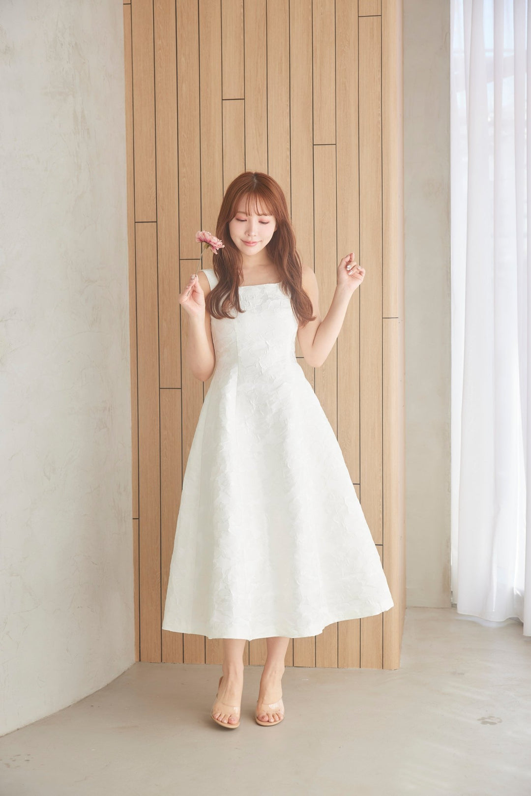 ミストレアス Flower Jacquard Princess Dress Flower Jacquard Princess Dress - MISTREASS