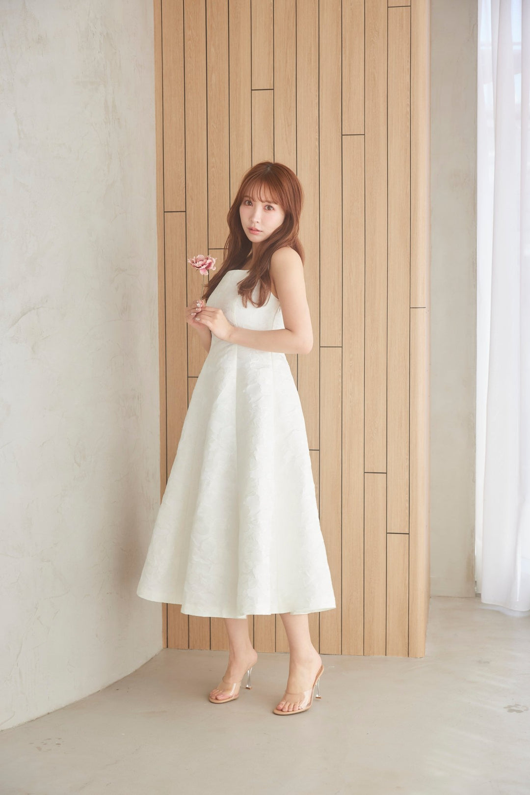 Flower Jacquard Princess Dress - MISTREASS