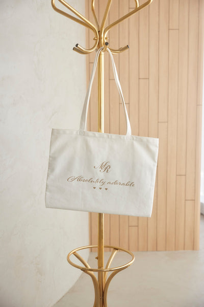 Logo Print Tote Bag