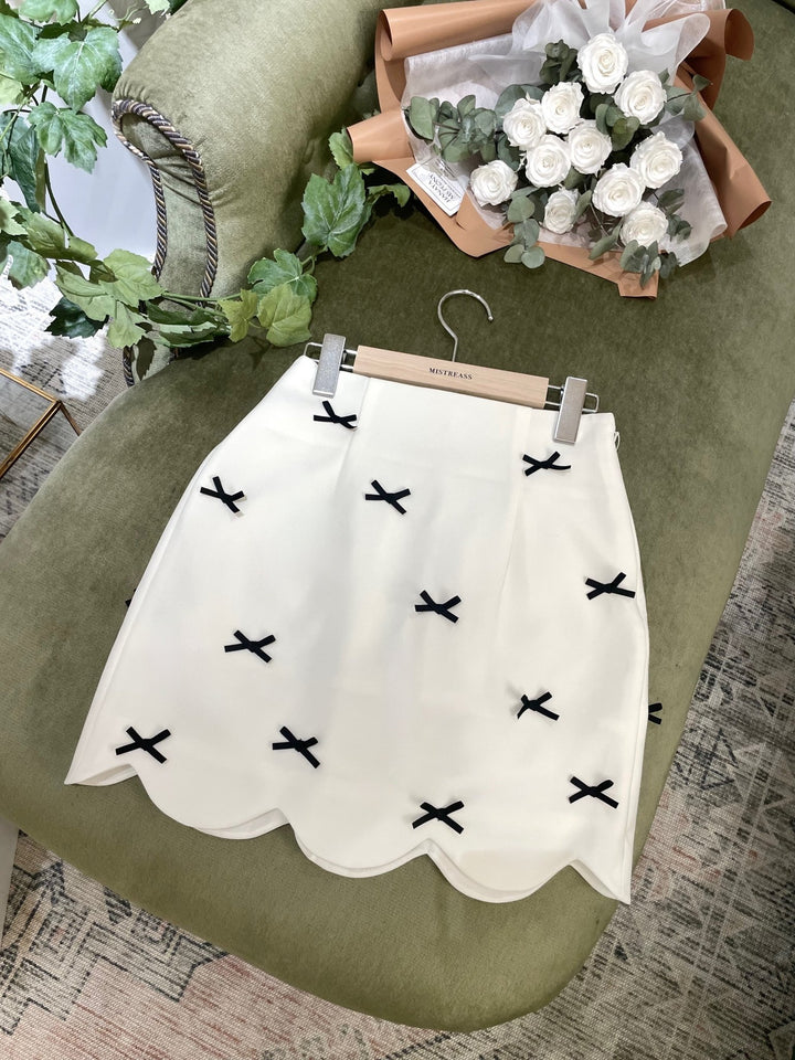 ミニスカート Ribbonbit : 25SS / Ballet Skirt (2colors) switching flared mini skirt【beige】 – BUNNY APARTMENT
