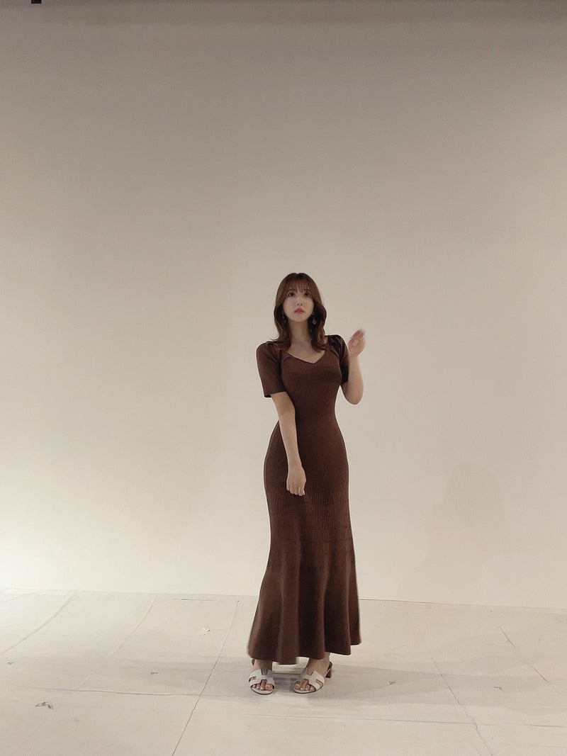 Change Rib Knit Dress