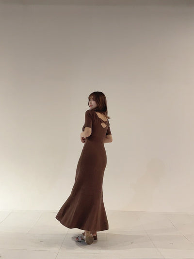 Change Rib Knit Dress