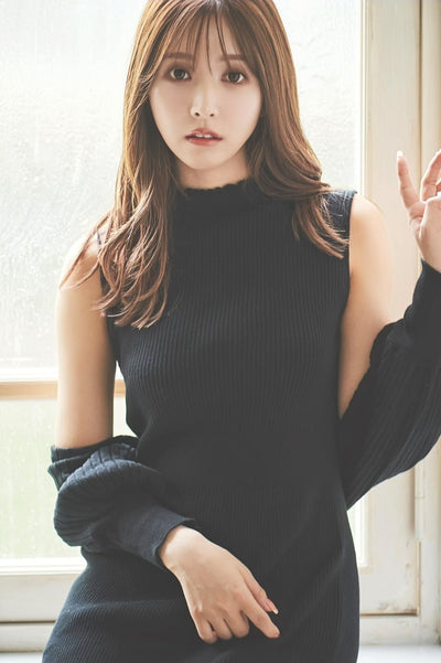 3way Rib Knit Bolero & Sleeveless Dress