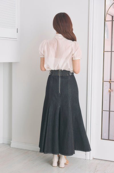 Sheer Ribbon Blouse