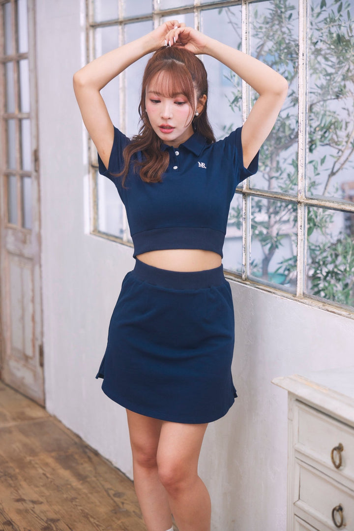 Moss Stitch Cropped Top & MiniSkirt - MISTREASS