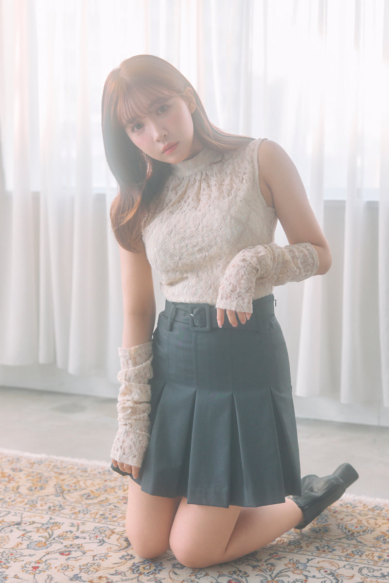 Russell Lace Arm Sleeve Top