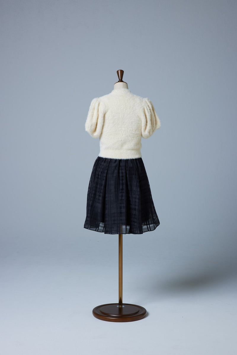 Puff Sleeve Knit Set Mini Dress